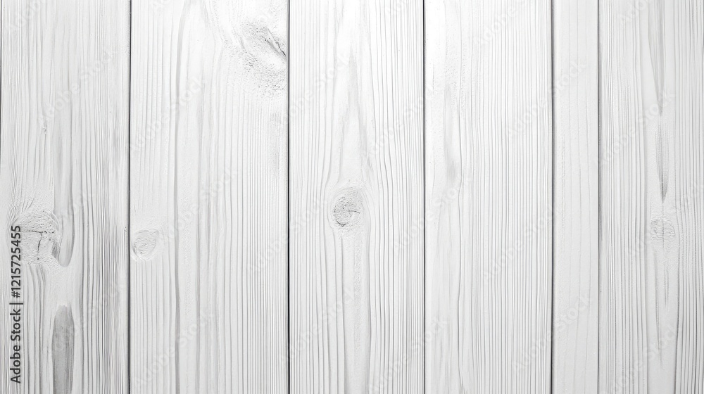 Aufkleber textured white wooden planks background in a minimalistic style showcasing natural grain patterns fo