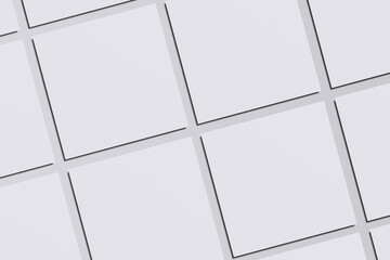 Obraz premium Blank Social Media Post
