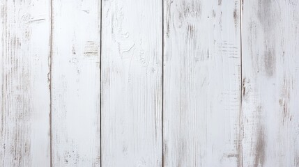 Obraz premium White Rustic Wooden Plank Surface Ideal for Art and Creative Projects with Light Beige Background and Ample Copy Space in Cozy Interior Setting