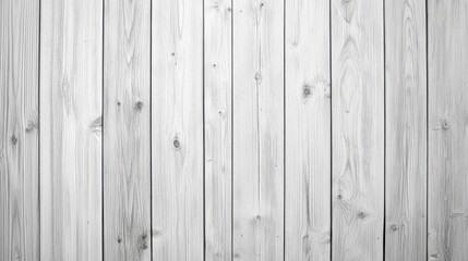 Fototapeta premium White Wooden Plank Texture Background with Vertical Grain Patterns in Soft Grey Tones Ideal for Rustic or Minimalist Design Projects