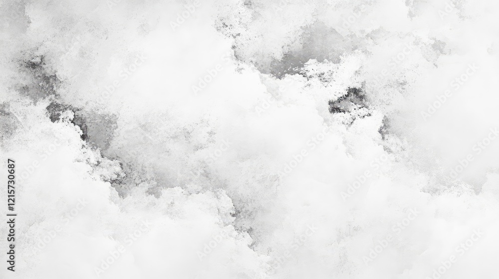Poster faded white grunge wall texture background with soft cloud-like patterns and subtle grey undertones 