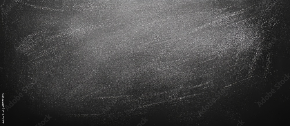 Poster textured black chalkboard background with subtle white chalk marks and ample empty space for customi