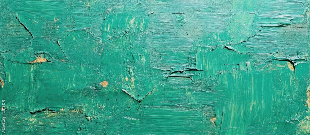 Aufkleber green abstract texture background with scratched surface and brush strokes ideal for wallpaper or gr