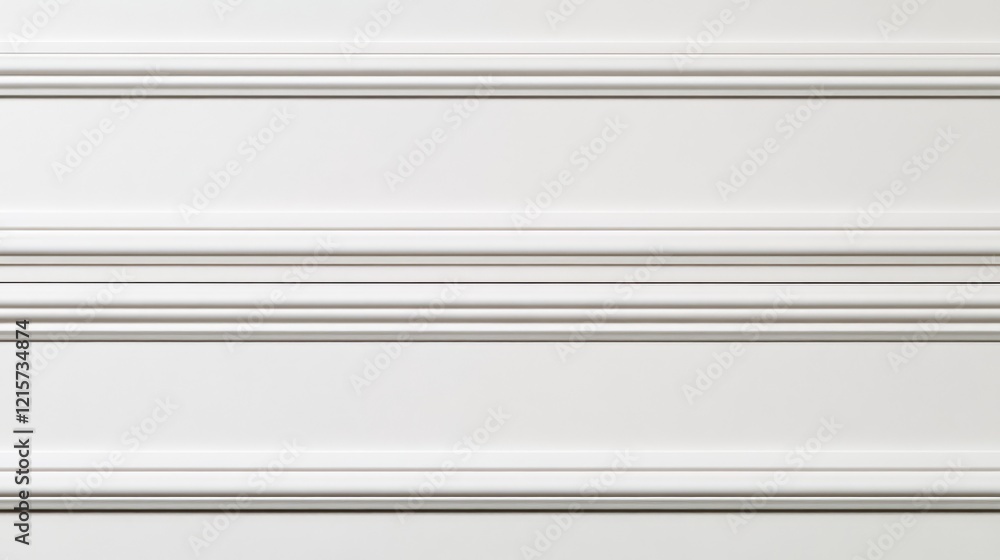 Poster white textured wooden panel wall with horizontal stripes in a bright atmospheric setting ideal for b