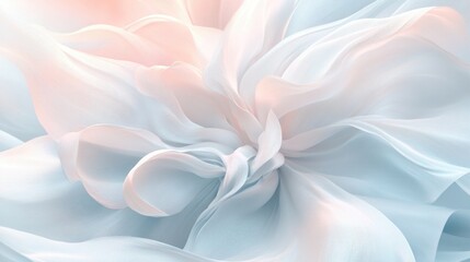 Obraz premium Delicate white cosmos flower with intricate petals showcasing soft color gradients and serene floral elegance in a magical setting.