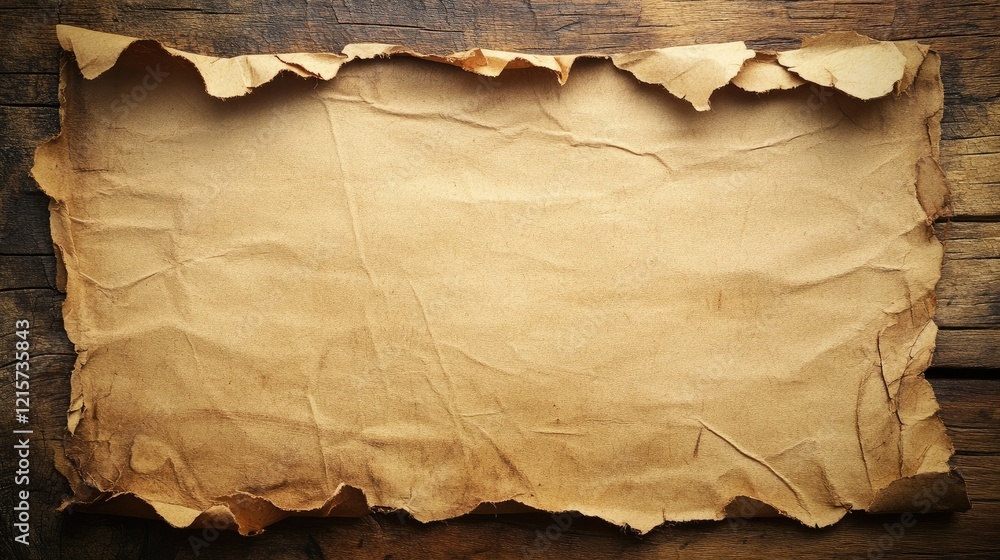 Poster textured antique cardboard background with empty copy space for creative design or message placement
