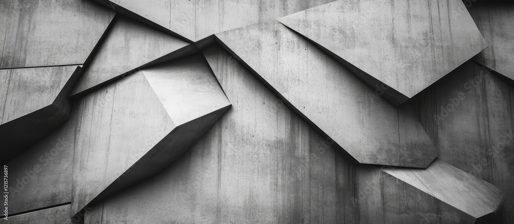 Poster monochrome abstract background featuring textured concrete walls with ample copy space for creative 