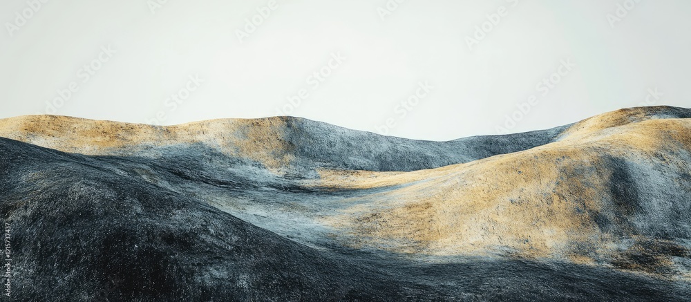 Poster abstract landscape with layered textures and neutral tones featuring expansive copyspace for visual 