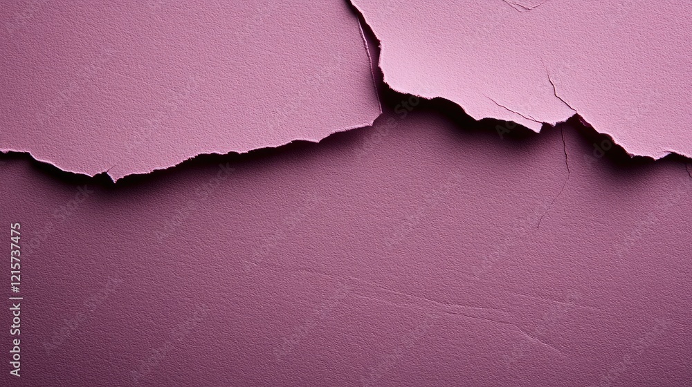Poster vintage pink paper texture with creased edges and vignette effect for creative design and background