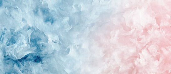 Obraz premium Soft blue and pink abstract marbled texture background with empty space for text perfect for artistic or promotional use
