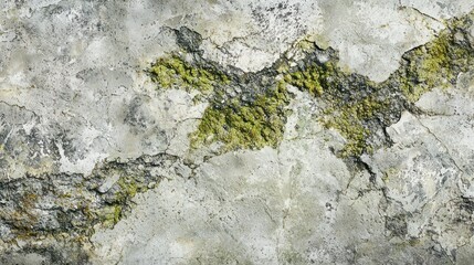 Textured Wall: A Study in Decay and Growth