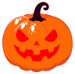 Cartoon Jack O Lantern Vector Illustration