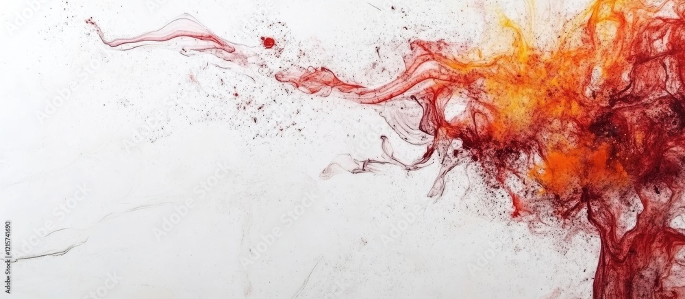 Poster vibrant abstract ink paint background featuring fluid marble texture with ample space for text and c