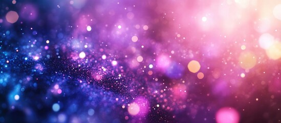 Vibrant Abstract Holographic Background in Purple Pink and Blue Tones With Space for Text and Design Elements