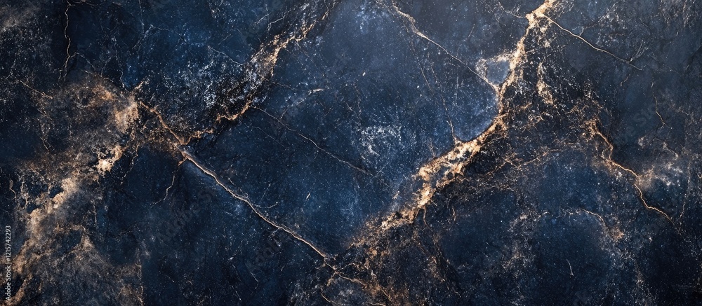 Poster elegant dark blue and black abstract marble texture background with room for text and design element