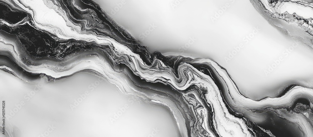 Poster elegant black white gray marble texture background with empty copyspace for text and design elements
