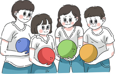 볼링을 좋아하는 사람 모임