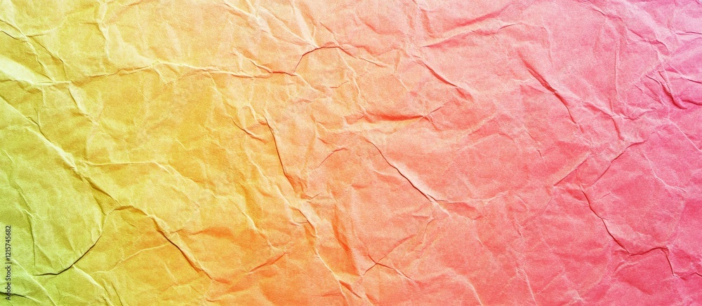 Poster colorful crumpled paper texture background ideal for text or design elements in creative projects