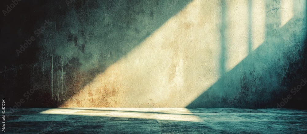 Poster mysterious abstract background with dramatic light and text space for creative projects