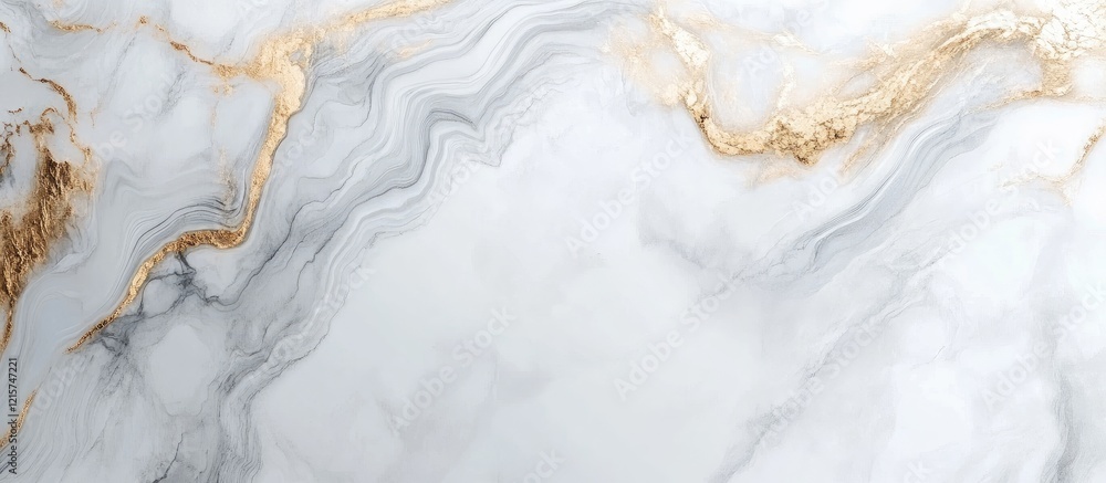 Poster elegant marble texture background with gold veins and blank space for text or design elements