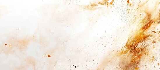 Obraz premium Elegant abstract marble texture featuring white and gold tones with a spacious area for customizable text or branding use.