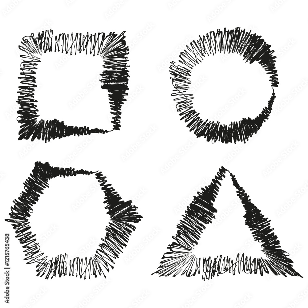 Poster abstract geometric forms. artistic line design. bold black textures. creative shape patterns.