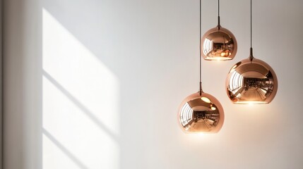 Copper Pendant Lights Interior Design