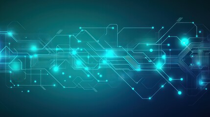 Fototapeta premium Abstract Digital Circuitry Design