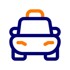 airport taxi duotone