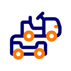 airport cart duotone