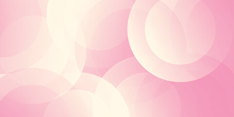 Modern background modern minimalist pink and yellow gradations circle line modern simple design abstract