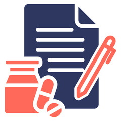 Prescription glyph color icon