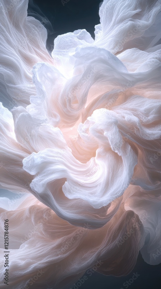 Poster surreal dreamlike abstraction artistic atmosphere digital art ethereal layers abstract visuals enigm