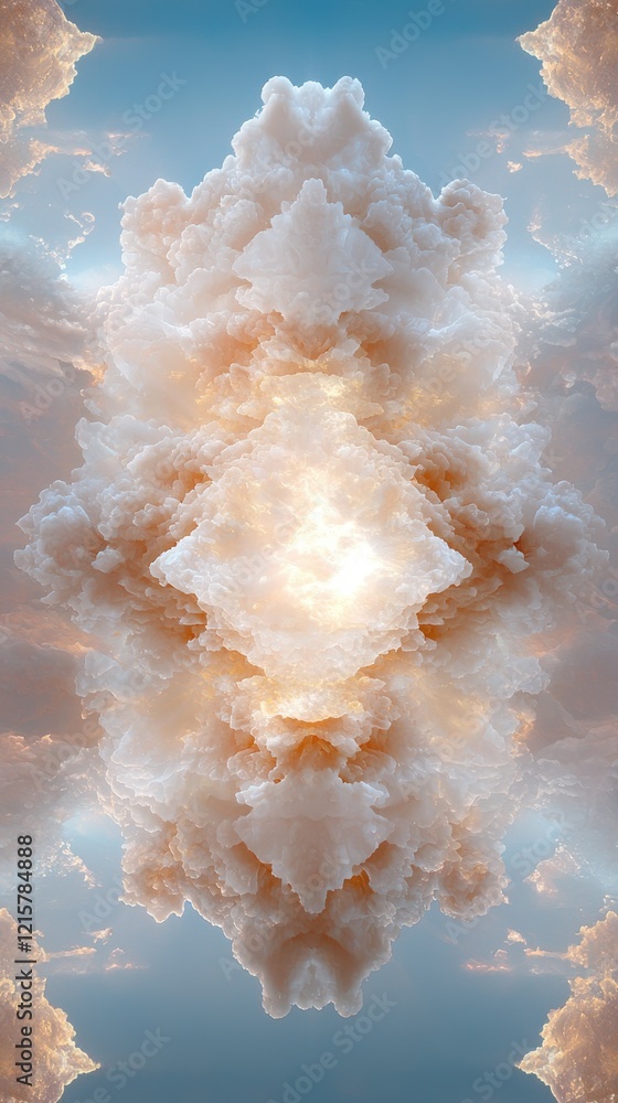 Poster surreal cosmic patterns abstract cloud art dreamlike background atmospheric space vibrant textures f