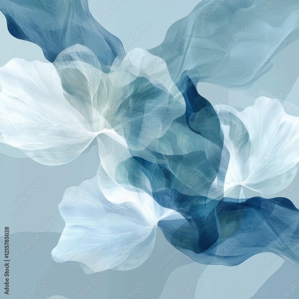 Poster artistic dreamlike abstraction imaginative whimsical designs abstract textures soft colors ethereal 