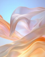 Fototapeta premium Dynamic fluid abstractions artistic realm digital art texture dreamlike environment ethereal perspective vibrant imagery