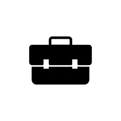 Briefcase icon logo design. suitcase sign and symbol. luggage symbol.