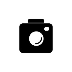 Camera icon logo design. photo camera sign and symbol. photography icon.