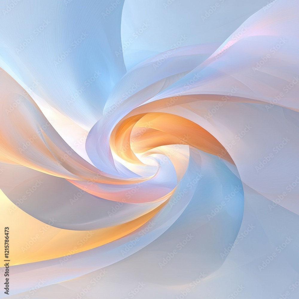 Poster whirling abstract patterns digital space artistic dreamlike background ethereal environment colorful