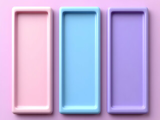 Pastel 3D Render Background