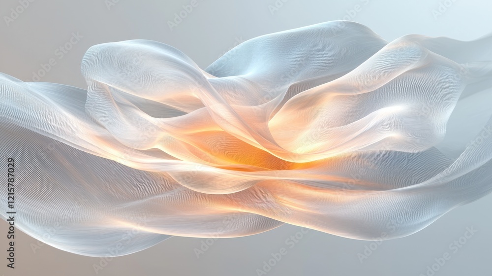 Poster abstract flowing patterns and textures artistic dreamlike background digital art light and airy envi