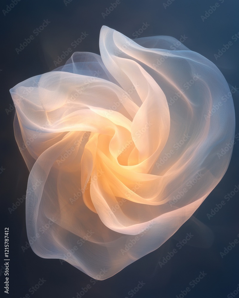 Poster mystical dreamlike abstraction of flowing textures artistic background digital artwork ethereal envi