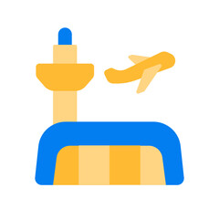 airport building flat