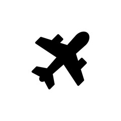 Obraz premium Plane icon logo design. Airplane sign and symbol. Flight transport symbol. Travel sign. aeroplane