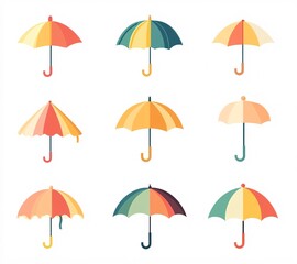 Obraz premium set of umbrella