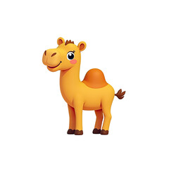 Cute Cartoon Camel 3D Render - 3D renders