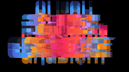 Glitch Gradient Titles