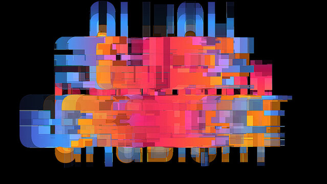 Glitch Gradient Titles