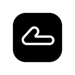 left sign glyph