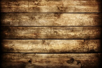 Fototapeta premium Dark brown rustic wooden planks background texture. (3)
